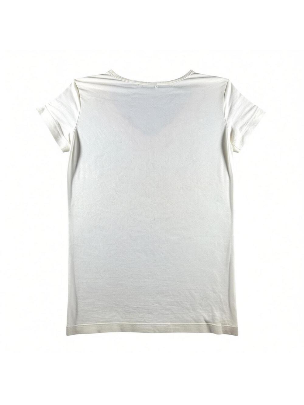 Ivory Pink Ruffle V Neck Top - Picture 4 of 6